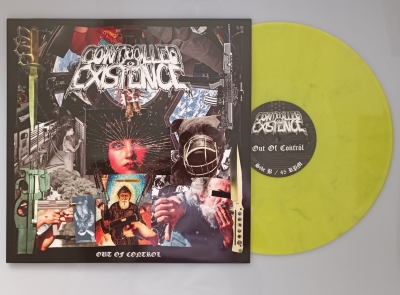 CONTROLLED EXISTENCE (cz) -Out Of Control- LP (ltd. YELLOW VINYL)