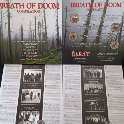 V.A. BREATH OF DOOM - Compilation - DOUBLE LP - CZECH DOOM METAL CULT