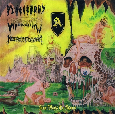 PLAGUEWOMB / OMNINEGATION/ NECROTIFIXXION / ABSCHWÖRUNG - 4-way CD