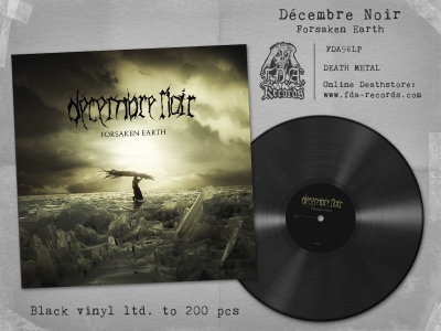 DÉCEMBRE NOIR - Forsaken Earth - LP (BLACK vinyl ltd.200) + DL code