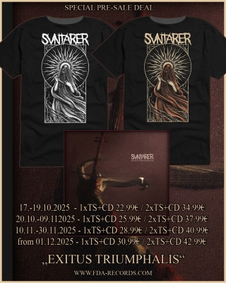 Preview: SVNTARER (at) - Exitus Triumphalis - CD+T-SHIRT (black/white)