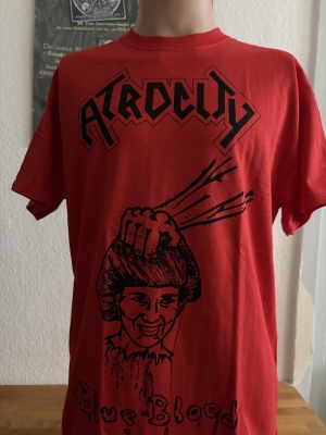 ATROCITY (ger) - Blue Blood - (red) T-SHIRT