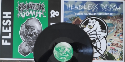 HEADLESS DEATH/ RADIATION VOMIT - split LP