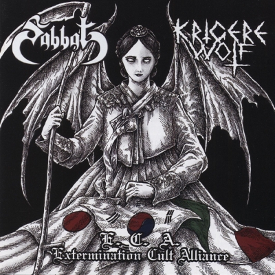 SABBAT / KRIGERE WOLF - split CD