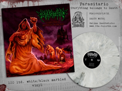 PARASITARIO - Everything Belongs to Death - LP (WHITE ltd.100)