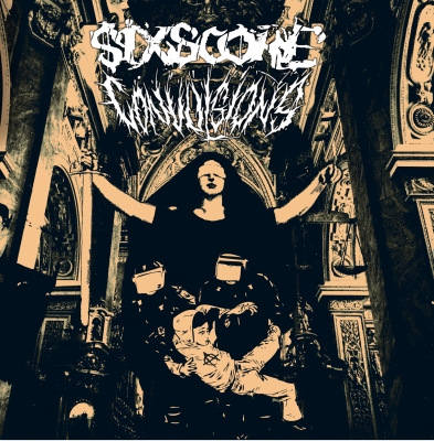 SIX-SCORE / CONVULSIONS - split 7"EP