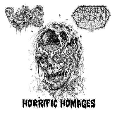VHS/ ABHORRENT FUNERAL - Horrific Homages - split CD