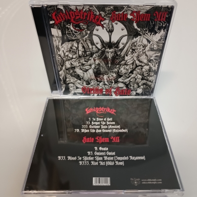 WHIPSTRIKER (br) / HATE THEM ALL (pl) - split CD
