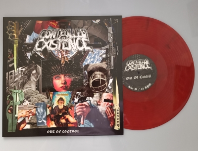 CONTROLLED EXISTENCE (cz) -Out Of Control- LP (ltd. BROWN/RED VINYL)
