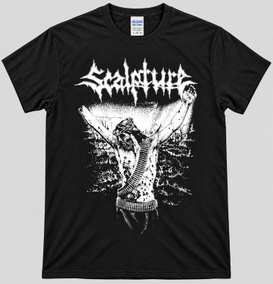 SCALPTURE (ger) - crucified soldier - T-SHIRT