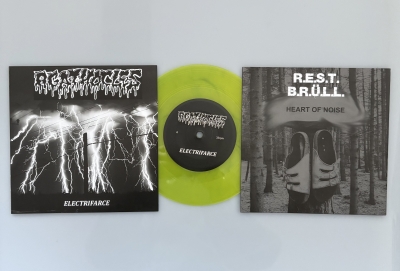 AGATHOCLES (be) / RESTBRÜLL (ger)- split 7"EP (YELLOW)