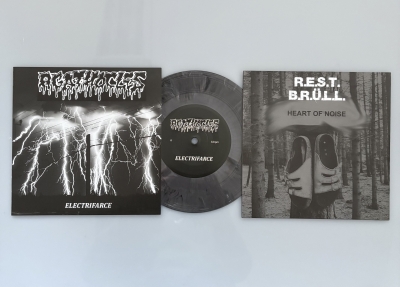 AGATHOCLES (be) / RESTBRÜLL (ger)- split 7"EP (MARBLED)