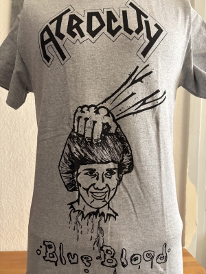 ATROCITY (ger) - Blue Blood - (grey) T-SHIRT