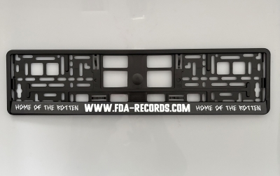 FDA RECORDS - 2x KFZ KENNZEICHENHALTER