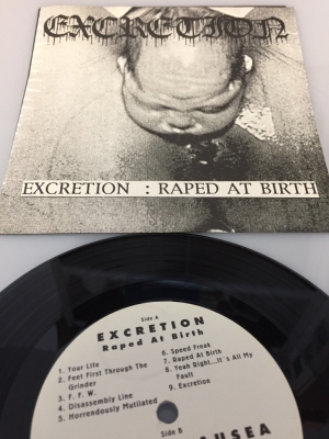 EXCRETION/ ULTIMO RAUSEA - split 7"EP