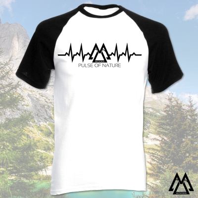 MU-WOODS - Pulse of Nature - Baseball T-SHIRT