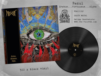 REXUL - Erebus..Virtuosus..Alpha.. - LP+T-SHIRT (BLACK VINYL + DL Code)