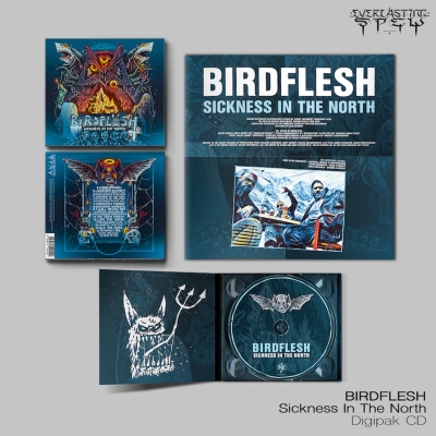 BIRDFLESH (se) - Sickness in the North - CD DIGIPAK
