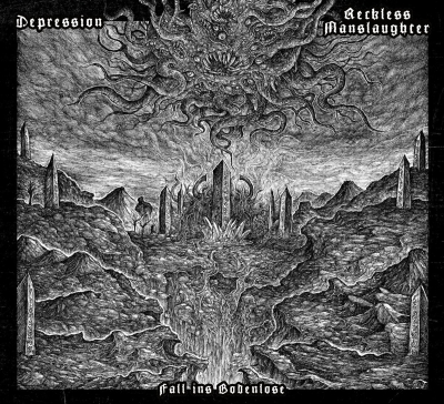 DEPRESSION / RECKLESS MANSLAUGHTER - Fall ins Bodenlose - CD DIGIPAK
