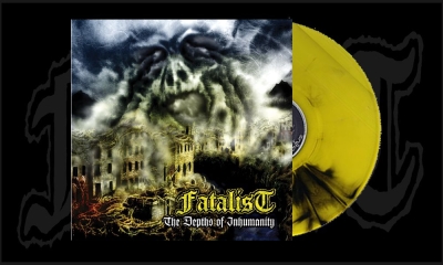 FATALIST - The Depths Of Inhumanity - LP (inkl.CD) - yellow/black marbled vinyl