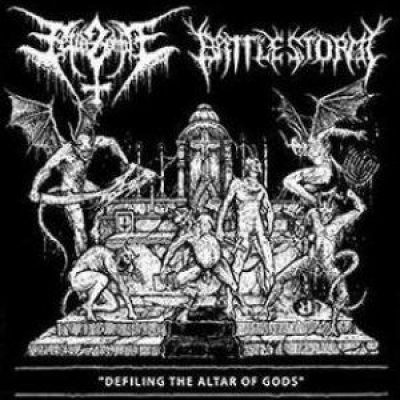 FETID ZOMBIE / BATTLESTORM - split CD