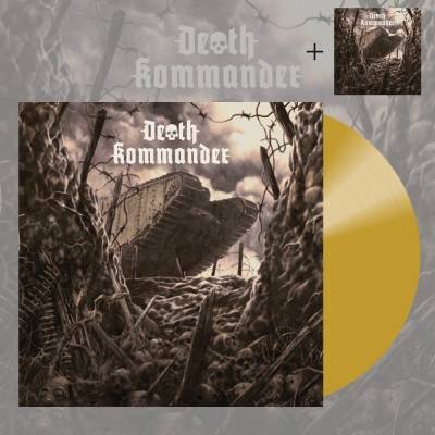 DEATH KOMMANDER (uk) - Never To Grow Old - LP+CD (GOLD Vinyl ltd.100)