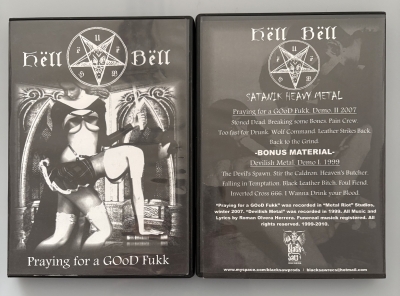HELL BELL (mx) - Praying for a Good Fukk - CD DVD CASE