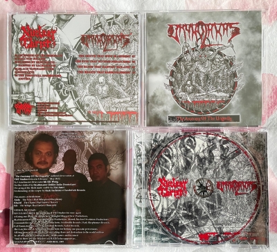 VRYKOLAKAS / NUCLEAR CHRIST - The Anatomy of The Ungodly - splitCD