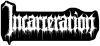 INCARCERATION - Logo - Backpatch (gewebt)